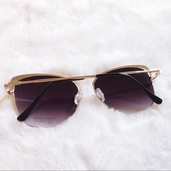 [SB] Robbie Black Full Rim Cat Eye Sunglasses - Picture 10 of 12